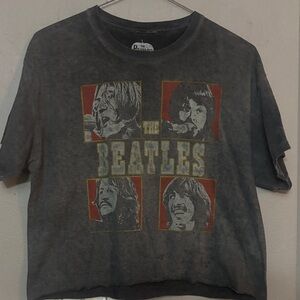 The Beatles Gray Graphic Tee